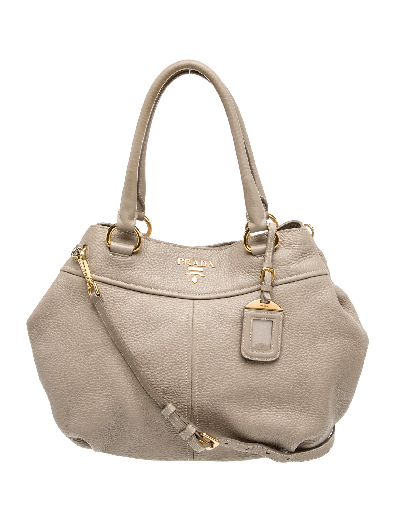 Prada Vitello Daino Leather Bauletto