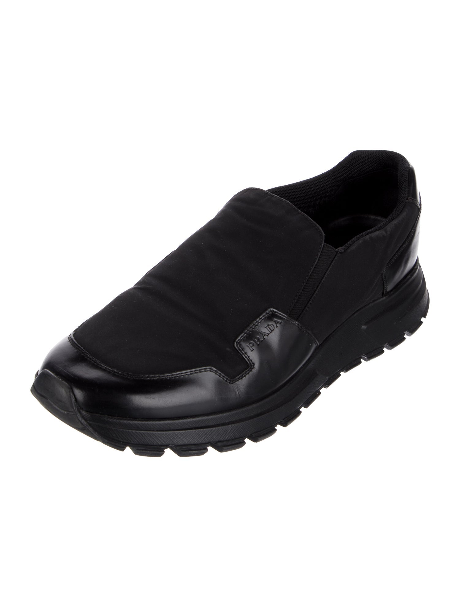 Prada Leather Dress Loafers