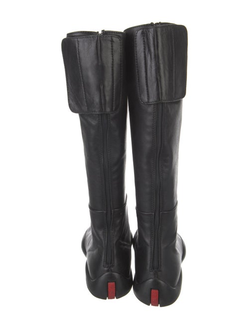 Prada Leather Riding Boots