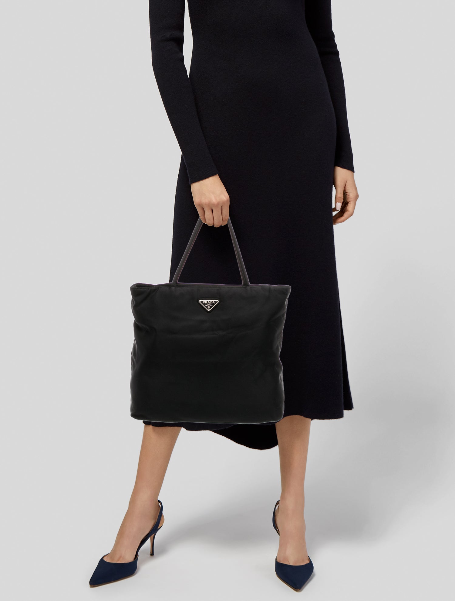 Prada Tessuto Nylon Top Handle Bag Vintage