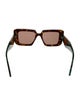 Prada Square Tinted Sunglasses