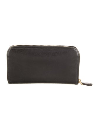 Prada Saffiano Lux Leather Continental Wallet