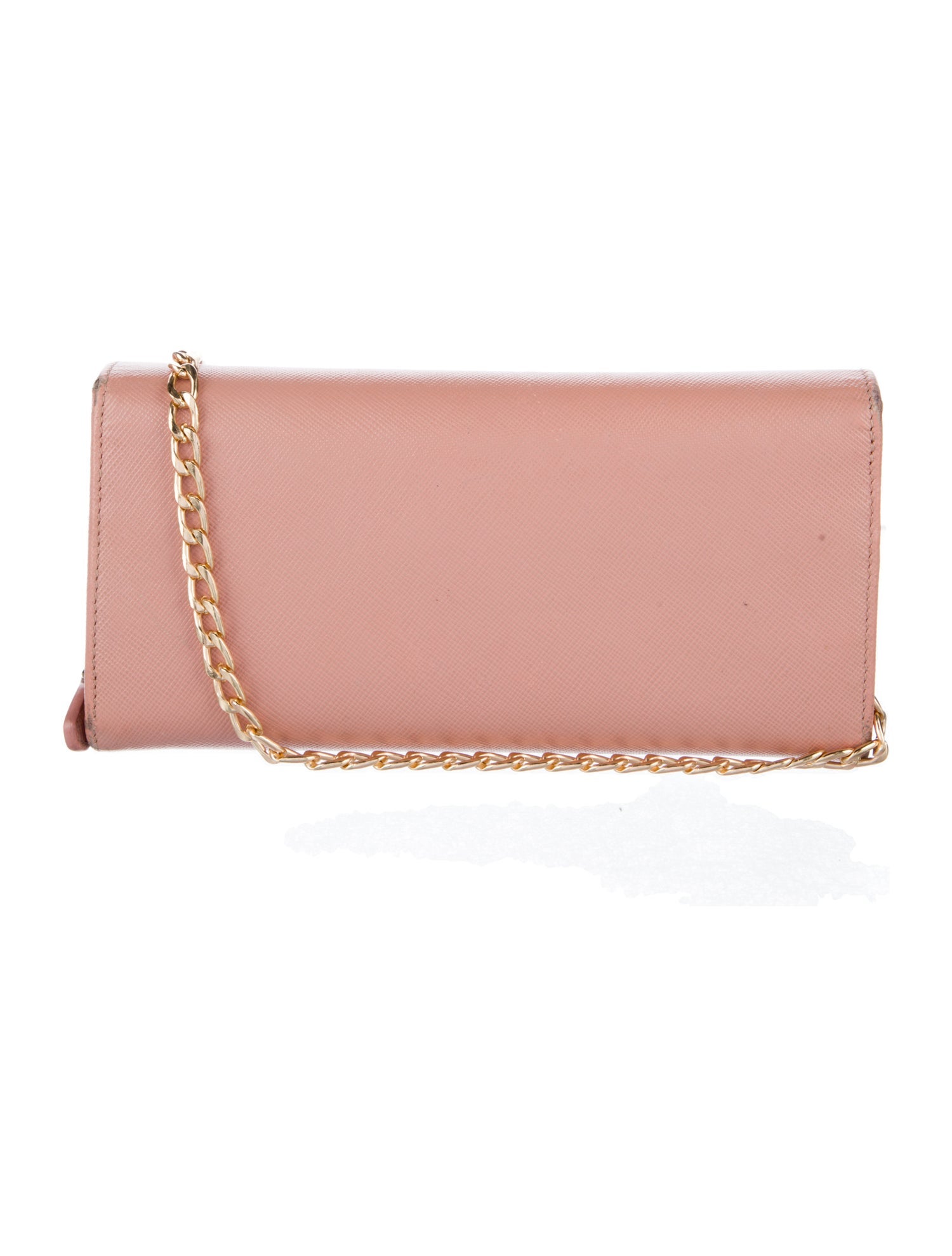 Prada Saffiano Lux Leather Trifold Wallet