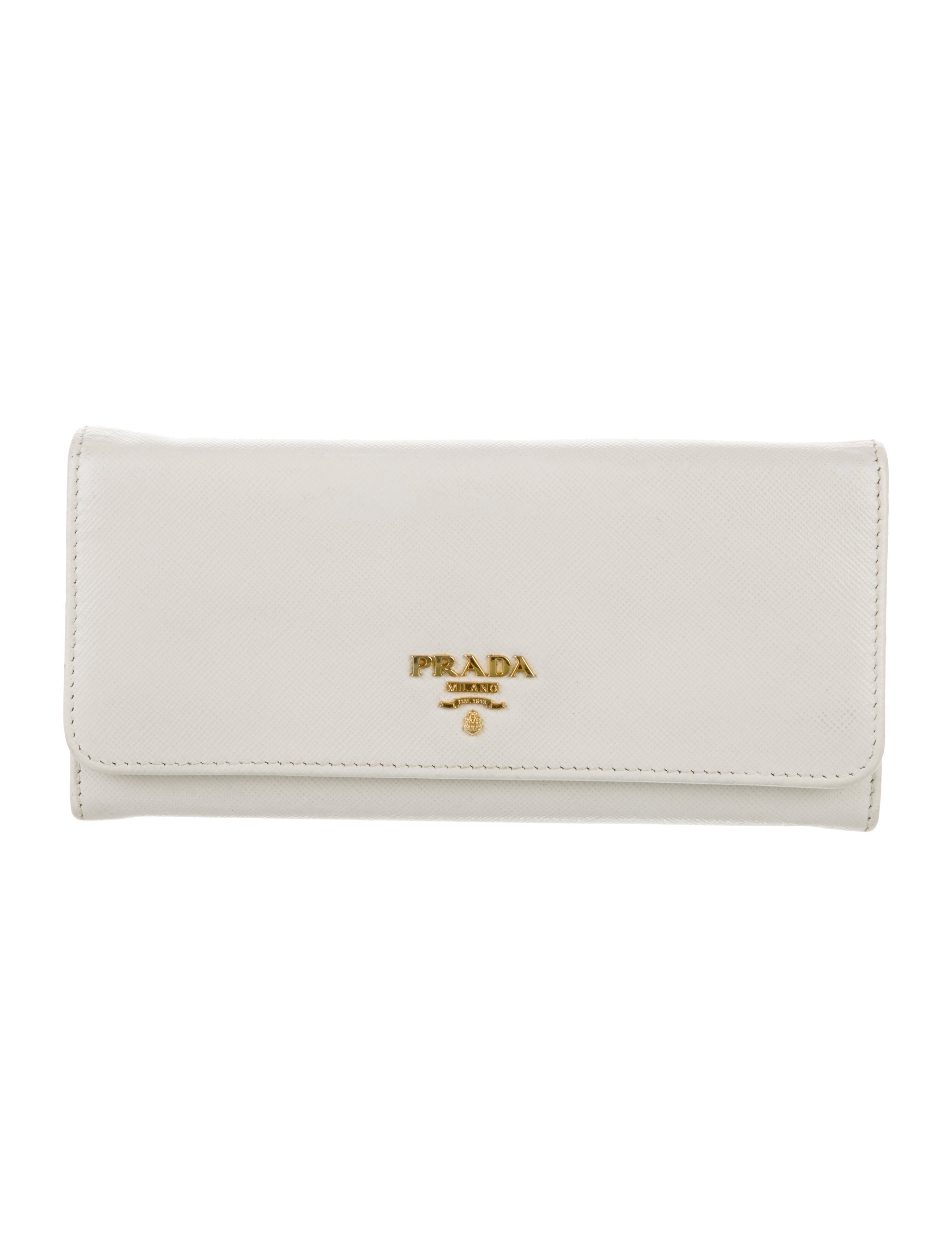 Prada Leather Continental Wallet
