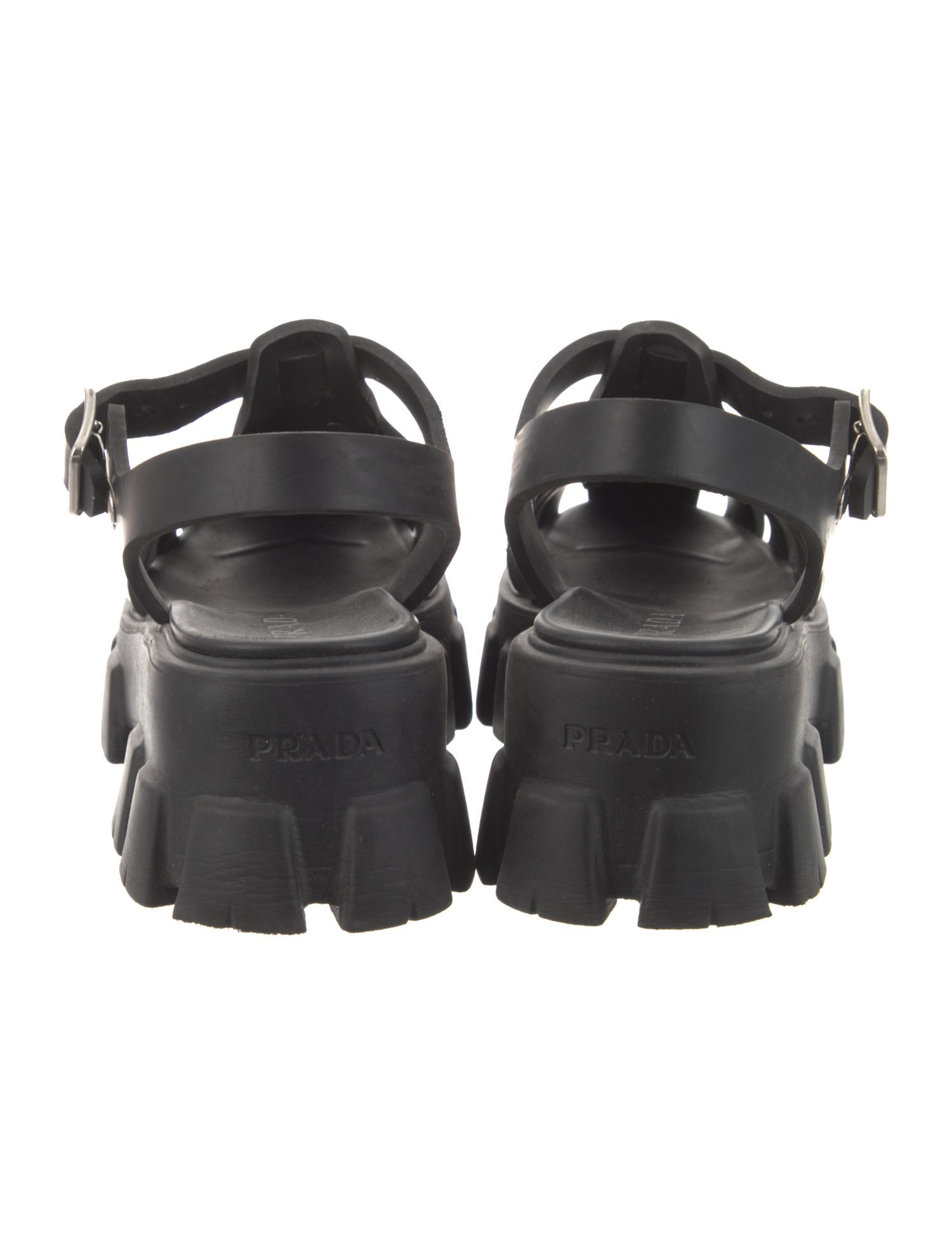 Prada Rubber Gladiator Sandals