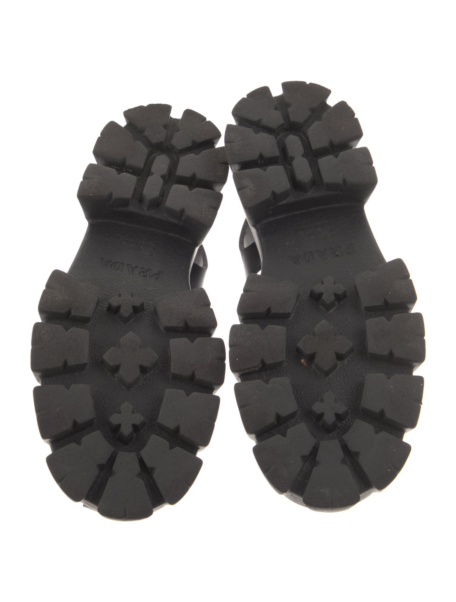 Prada Rubber Gladiator Sandals