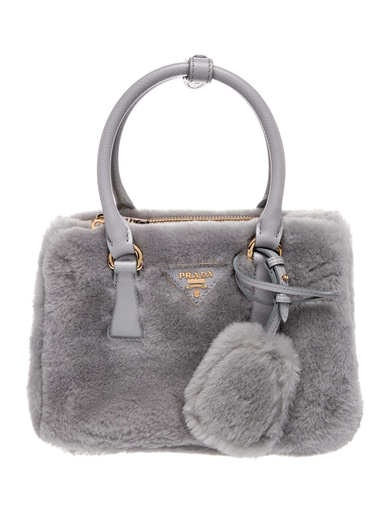 Prada Faux Fur Galleria Mini w/ Tags
