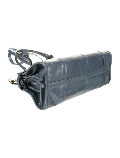 Prada Enameled Metal Triangle Bonnie Medium