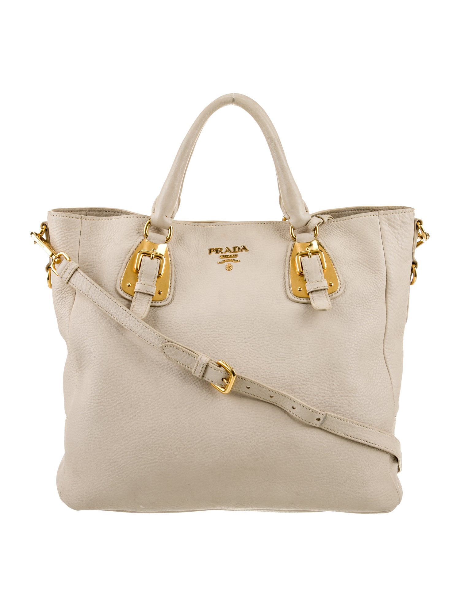 Prada Vitello Daino Leather Messenger Bag