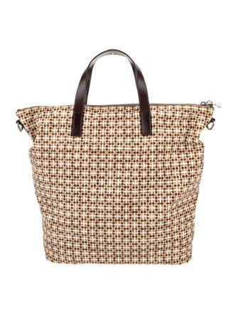 Prada Nylon All-Over Print Nylon 2WAY Tote