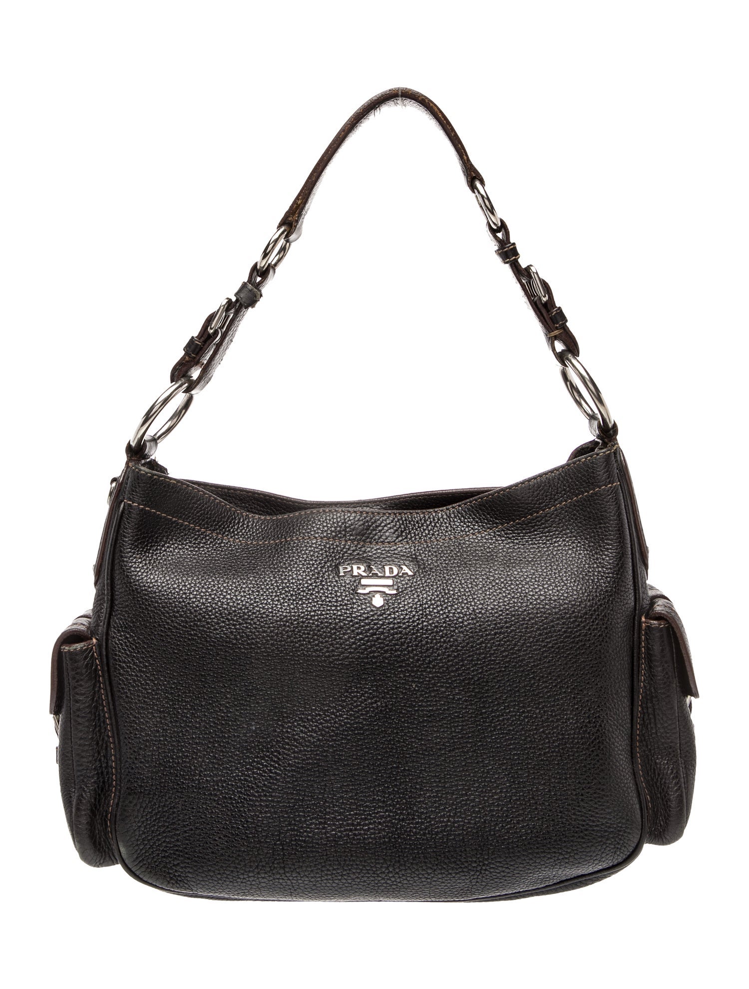 Prada Vitello Daino Leather Leather Hobo