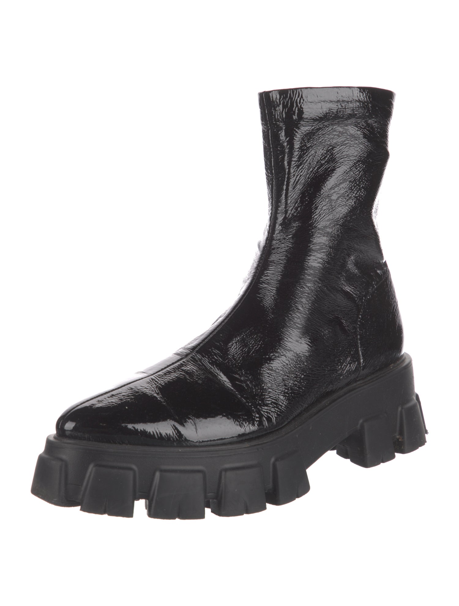 Prada Patent Leather Boots