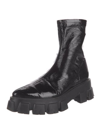 Prada Patent Leather Boots