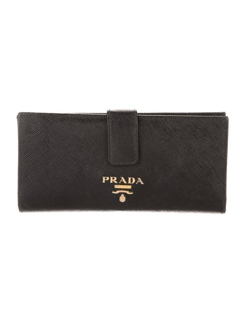 Prada Saffiano Lux Leather French Purse