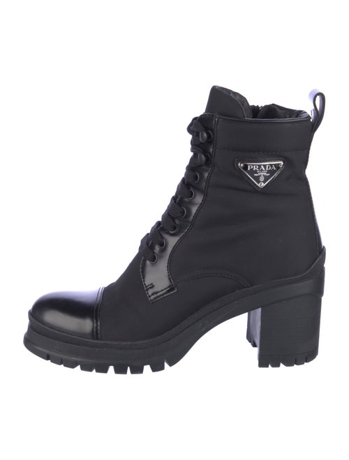 Prada Nylon Combat Boots