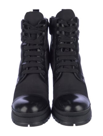 Prada Nylon Combat Boots