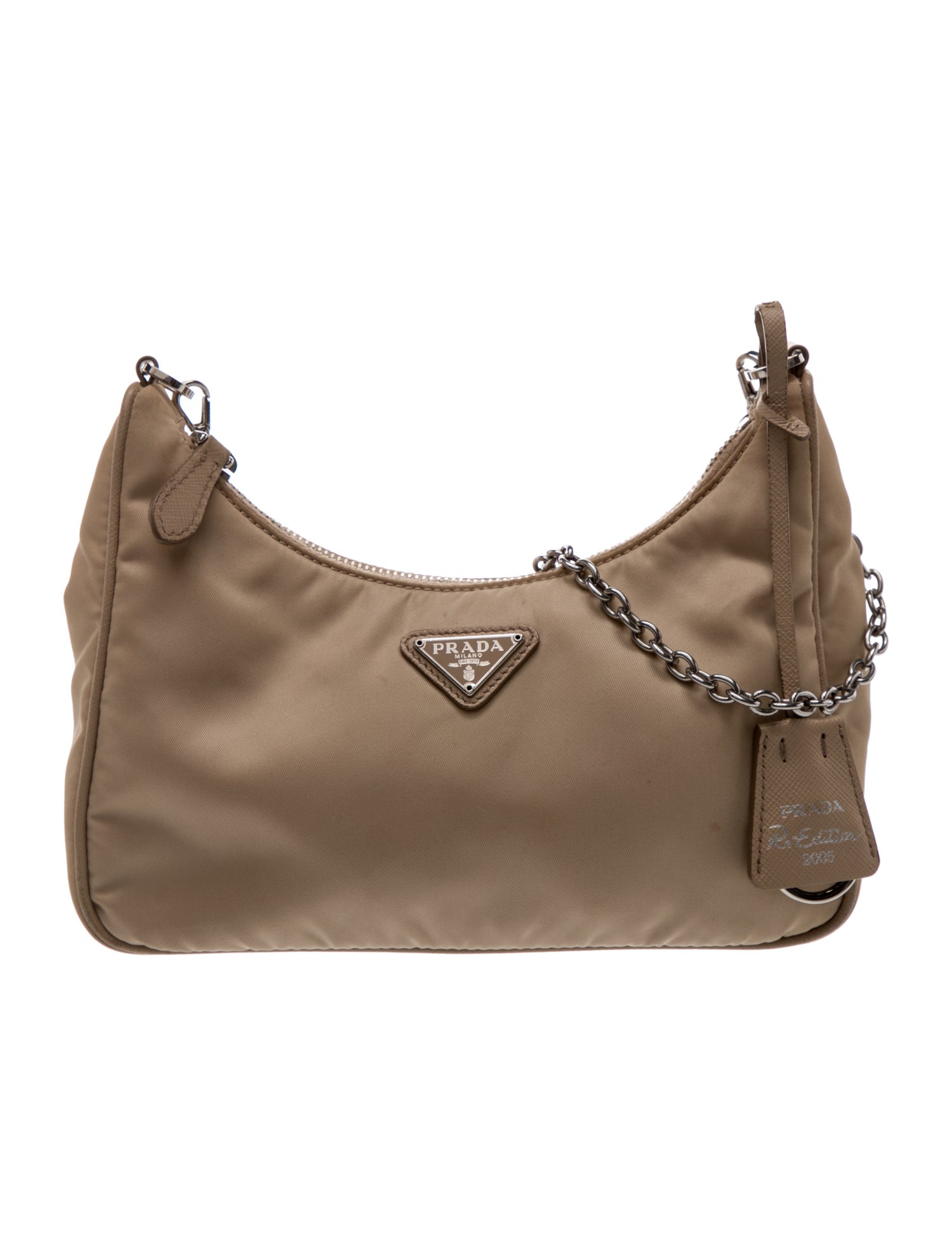 Prada Enameled Metal Triangle Re-Edition 2005