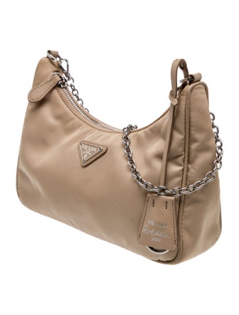 Prada Enameled Metal Triangle Re-Edition 2005