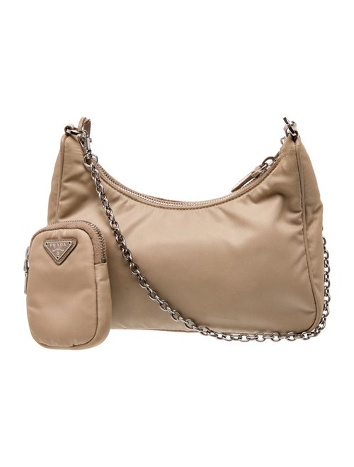 Prada Enameled Metal Triangle Re-Edition 2005