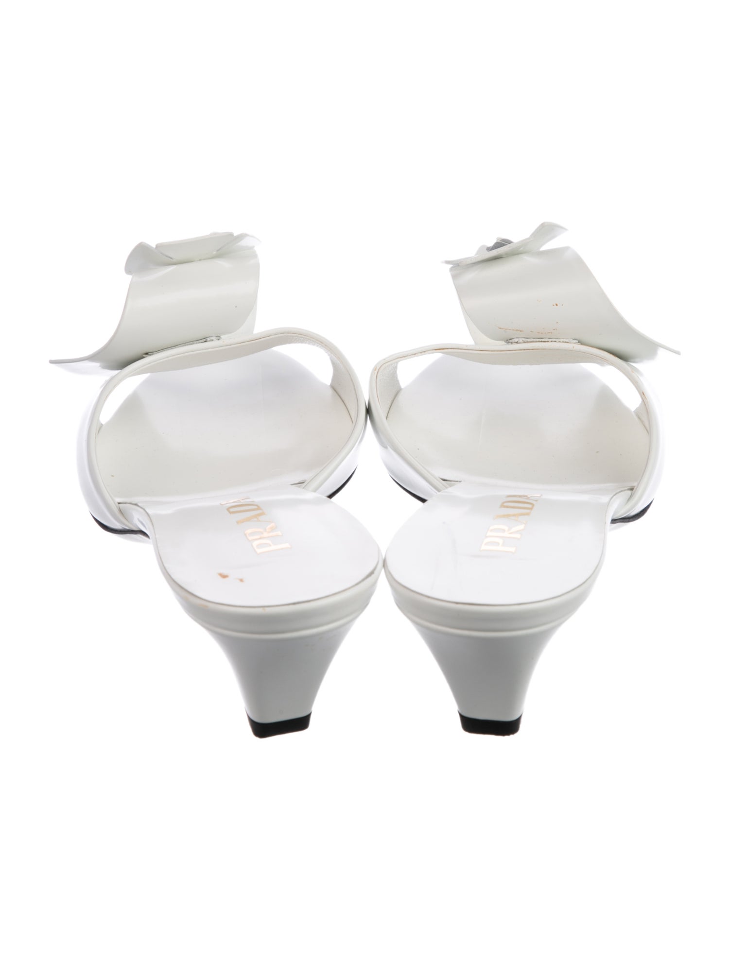 Prada Patent Leather Slides