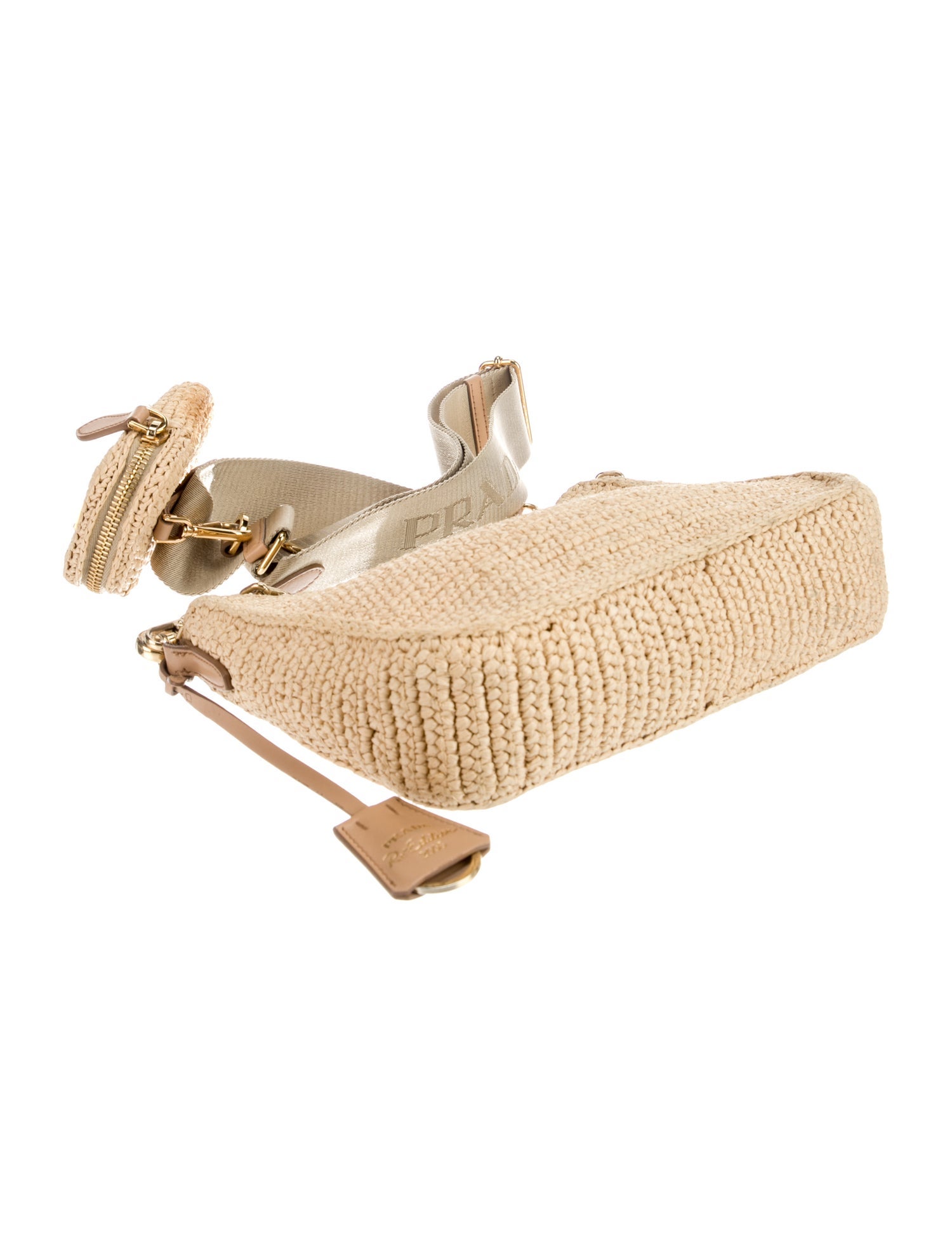 Prada Enameled Metal Triangle Re-Edition 2005