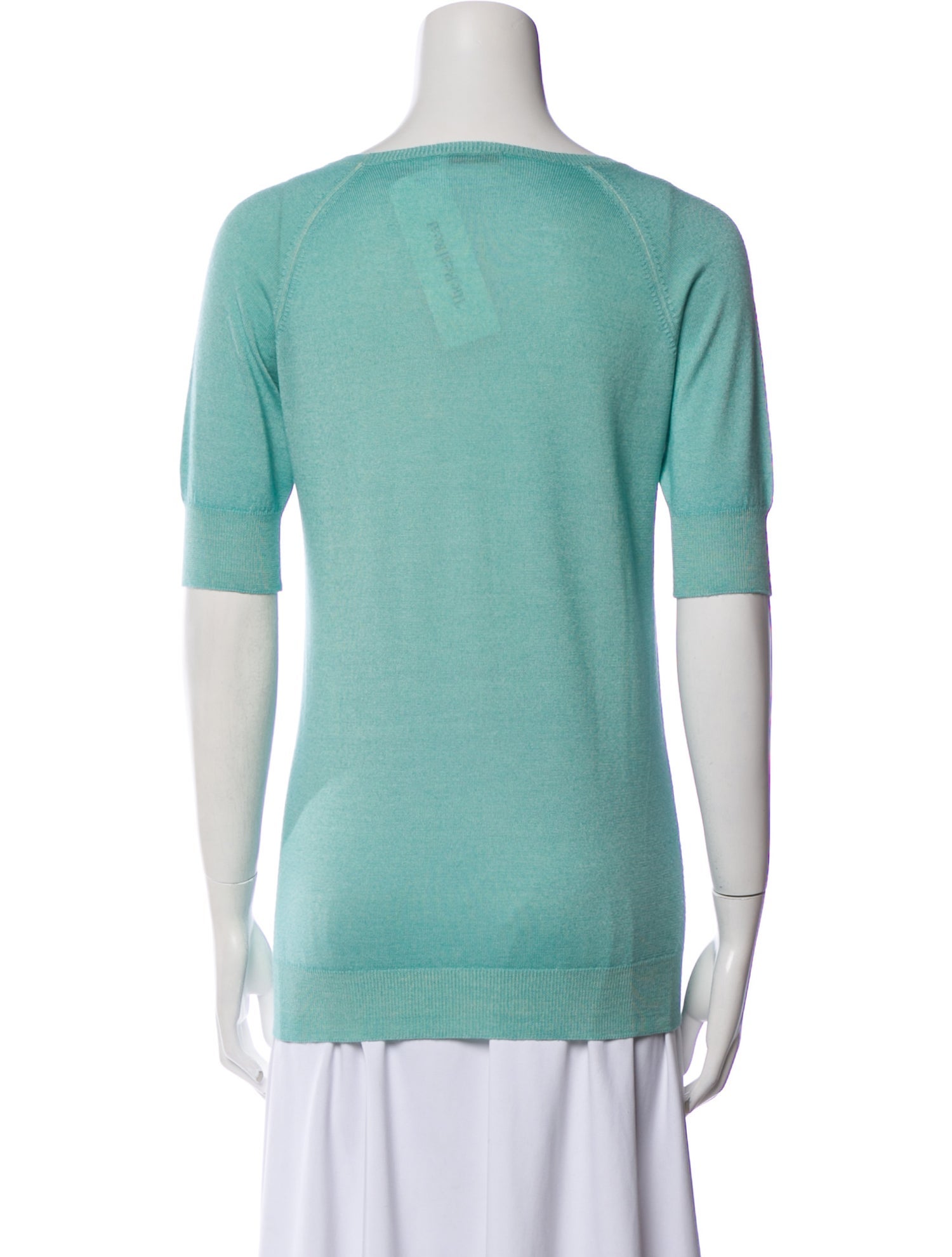 Prada Cashmere Bateau Neckline Sweater