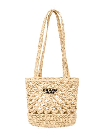 Prada Raffia Grass Evening Bag
