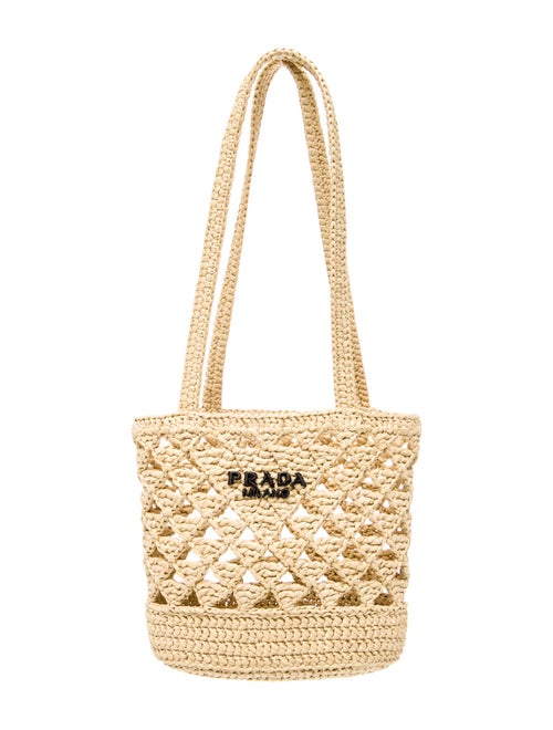 Prada Raffia Grass Evening Bag