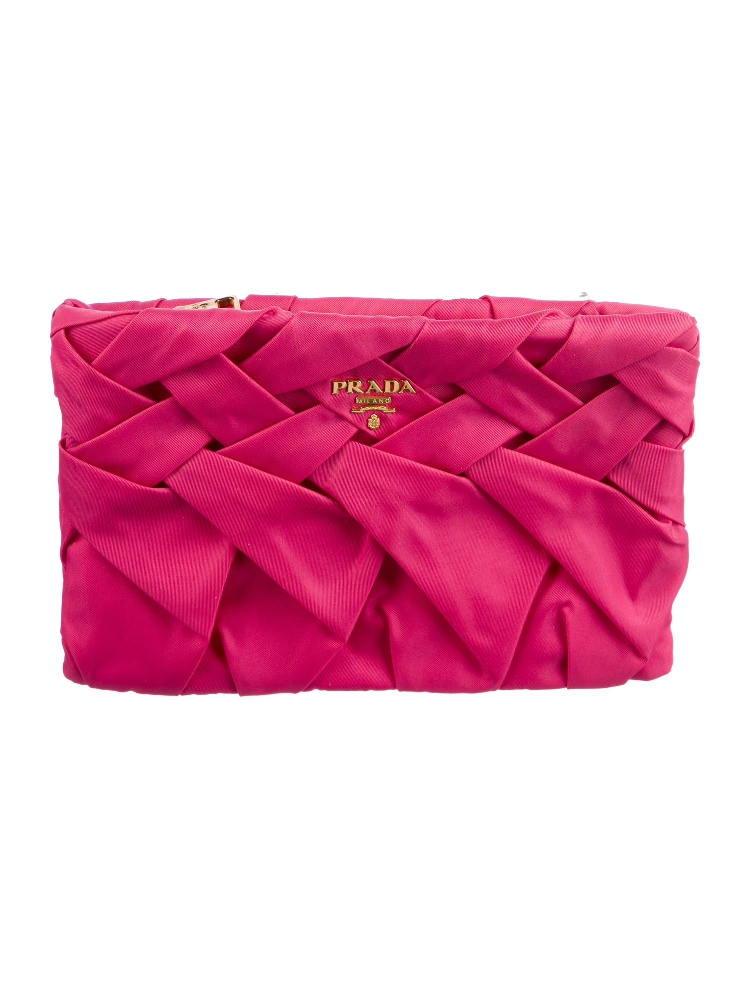 Prada Origami Pleated Zip Pouch
