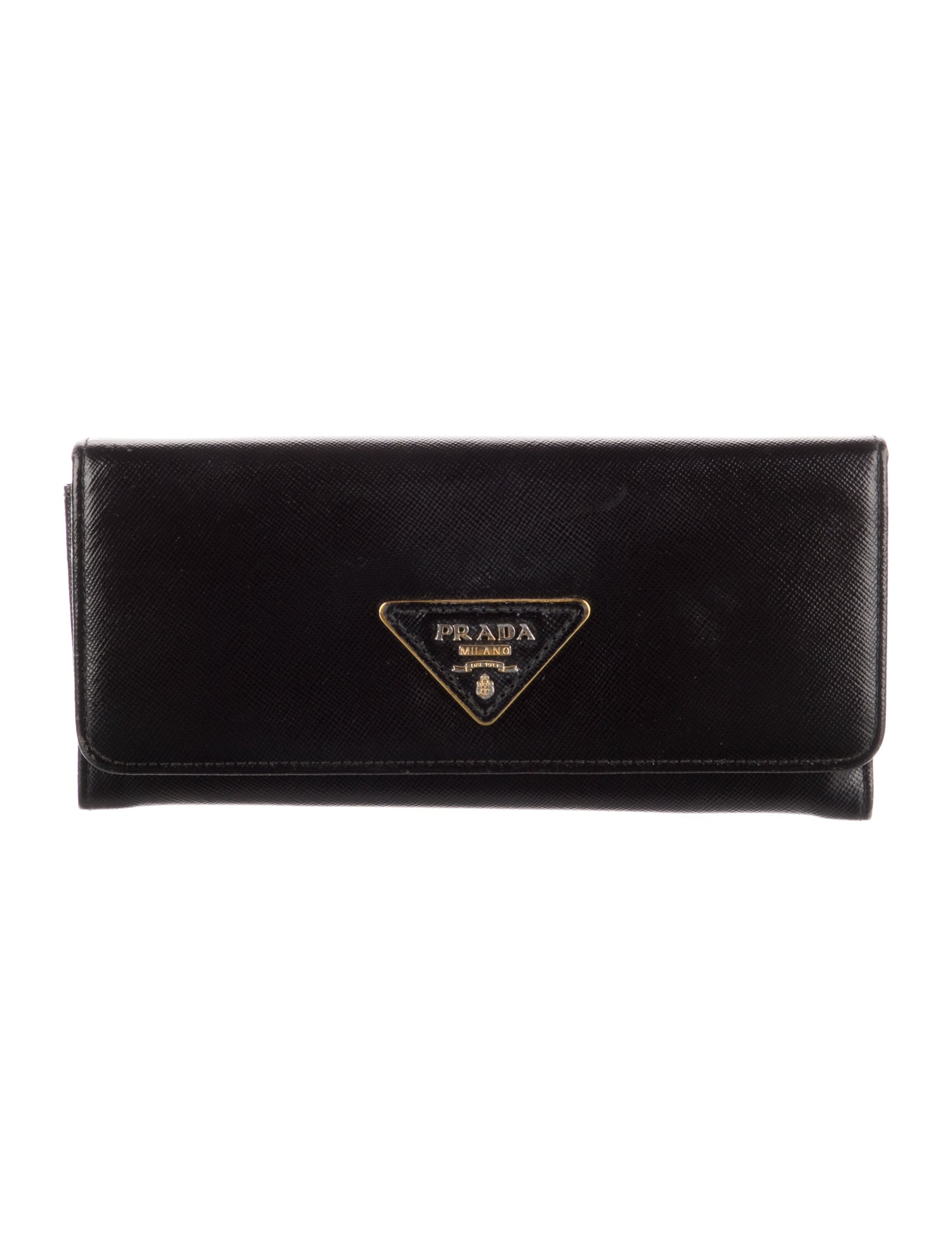 Prada Saffiano Lux Leather Continental Wallet