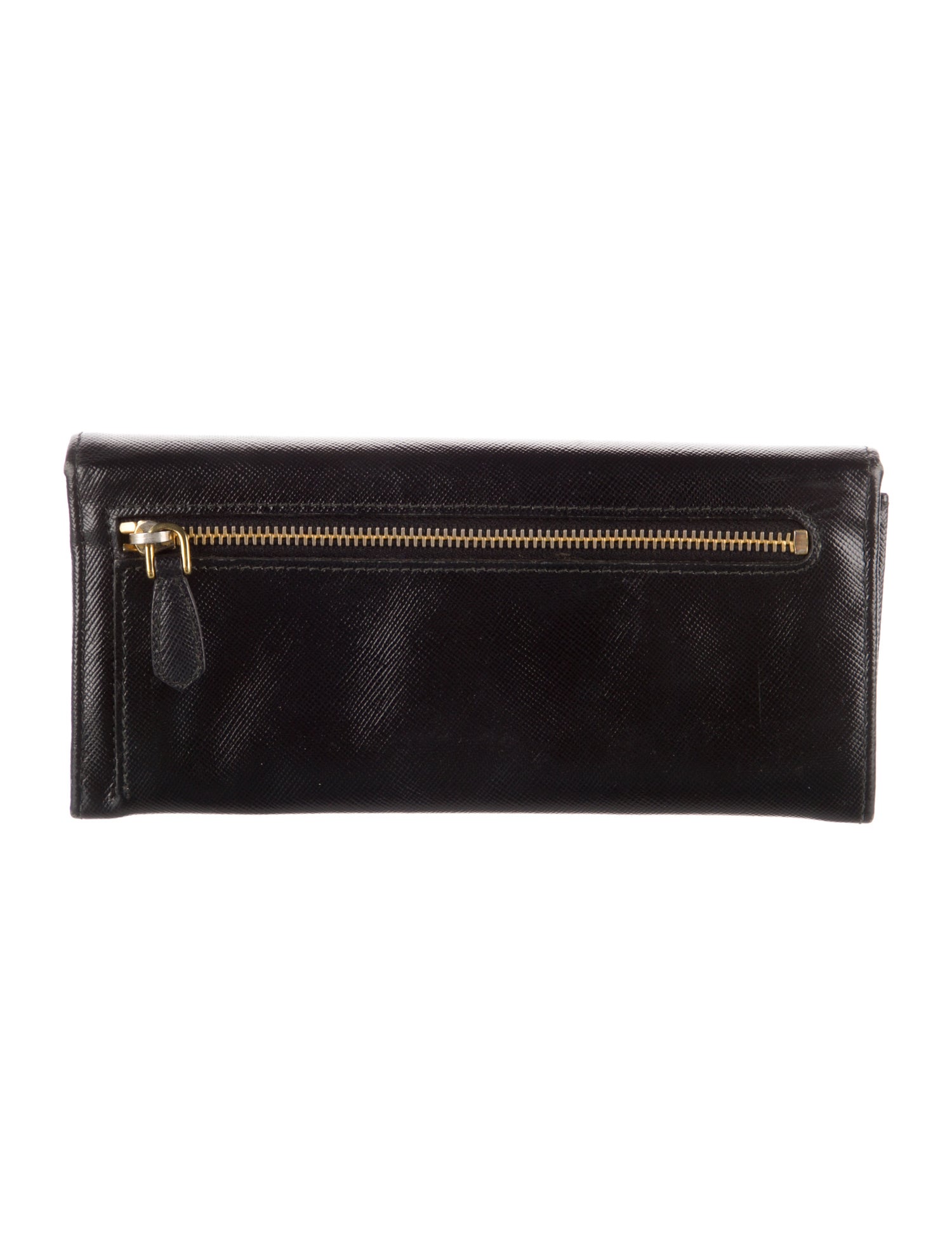 Prada Saffiano Lux Leather Continental Wallet