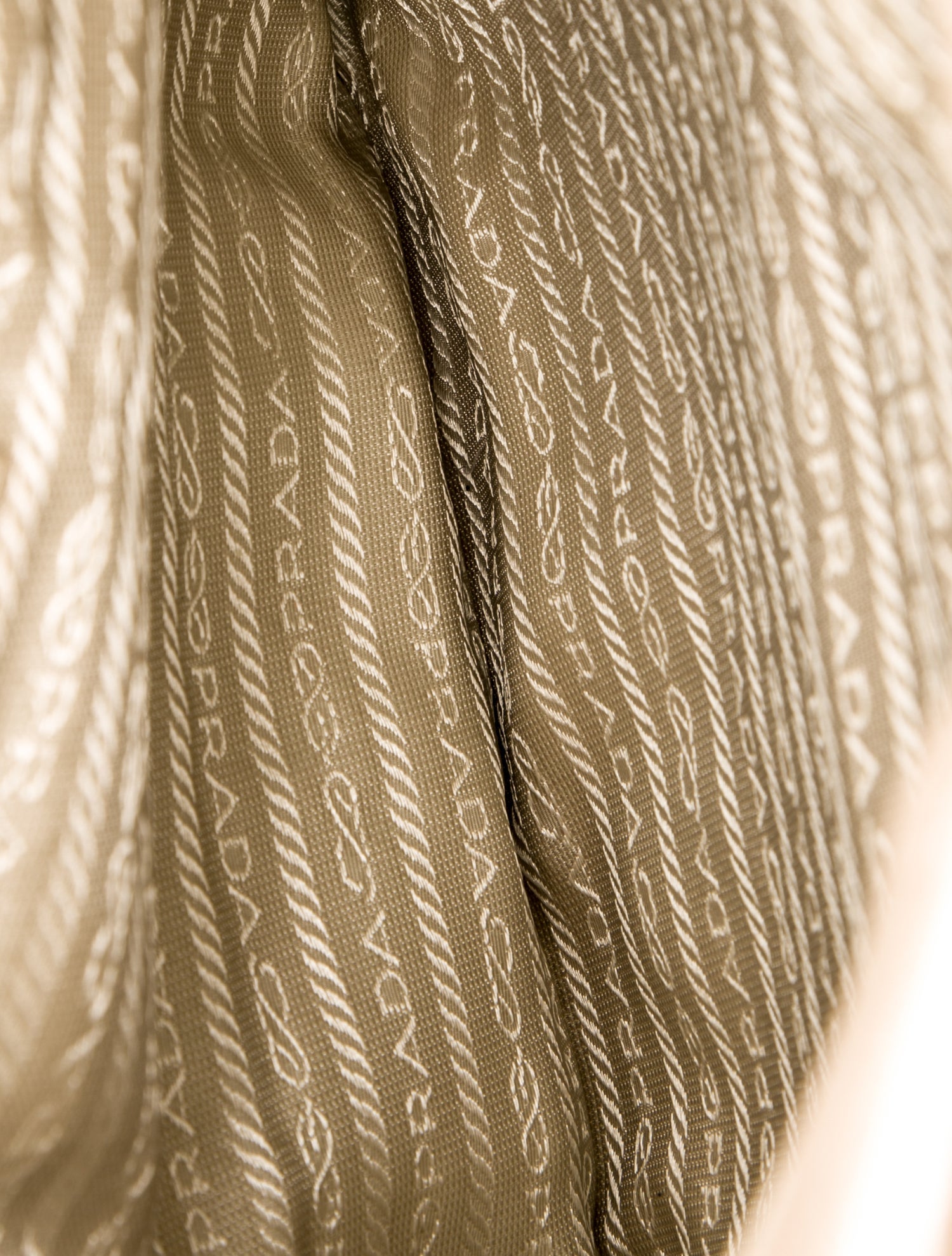 Prada Enameled Metal Triangle Top Handle Bag