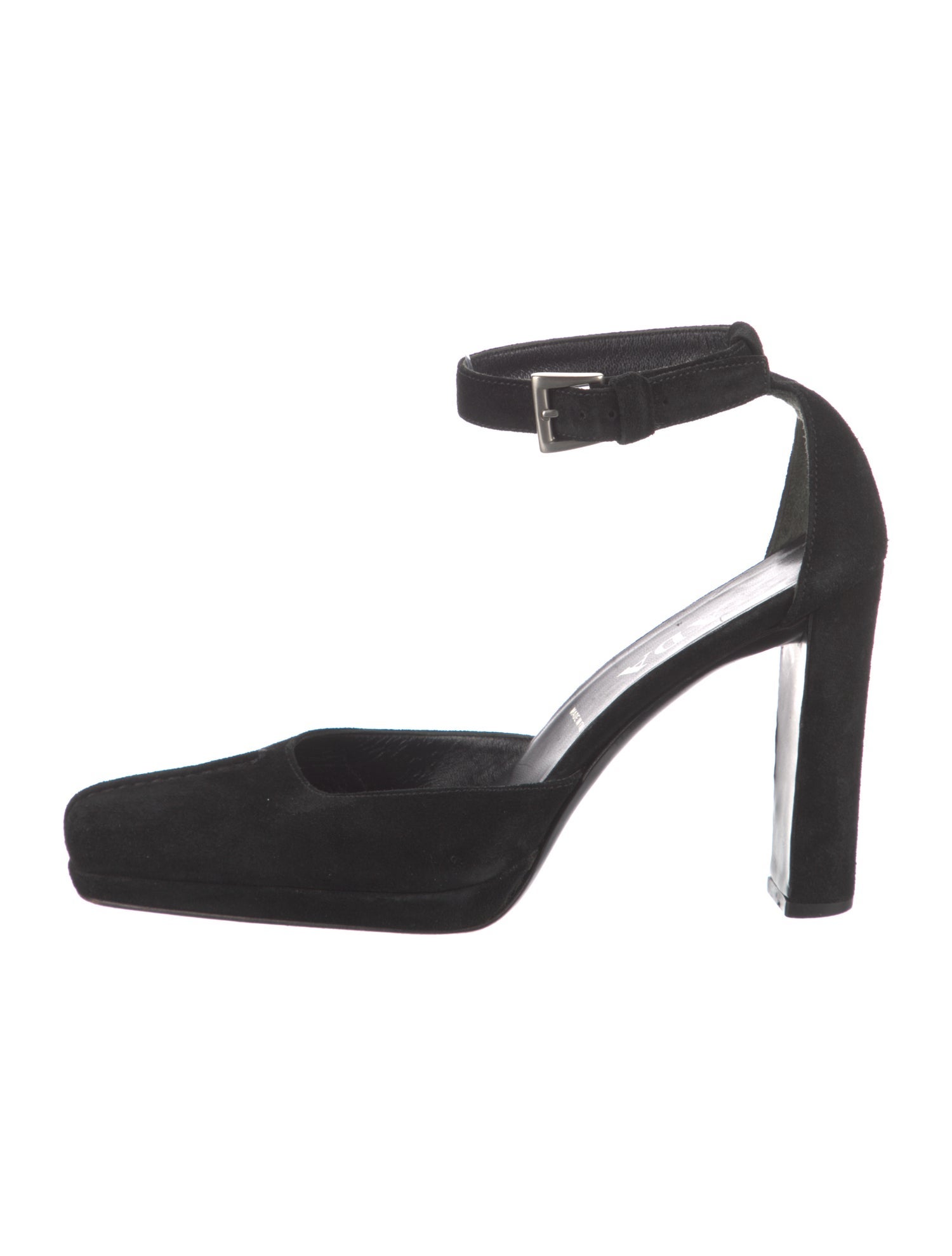 Prada Suede D'Orsay Pumps