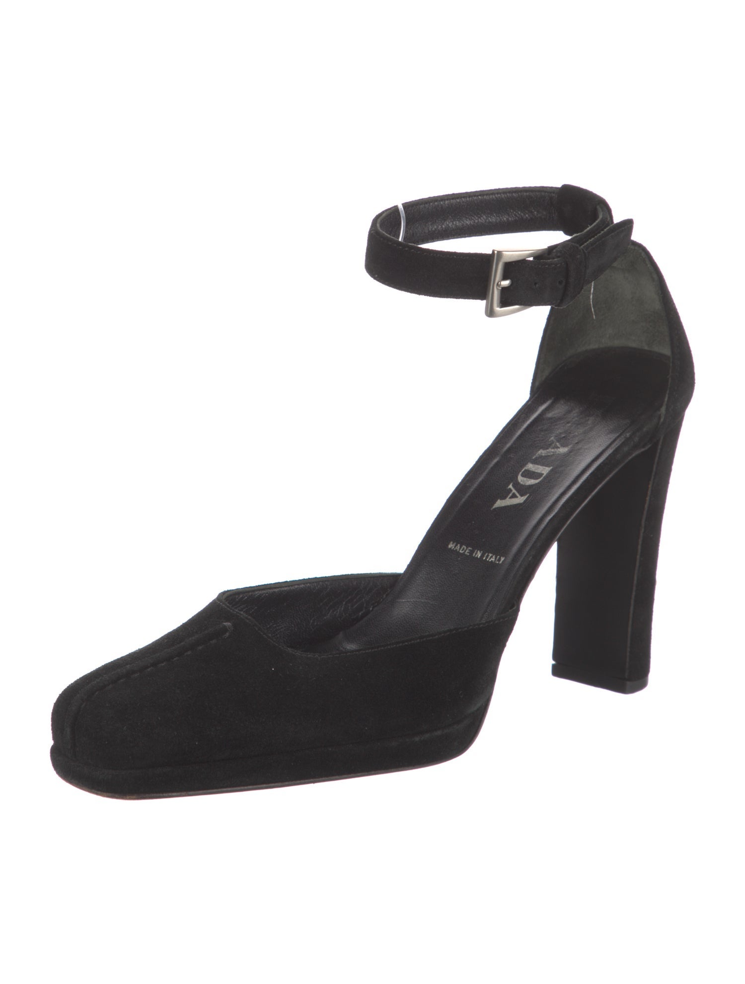 Prada Suede D'Orsay Pumps