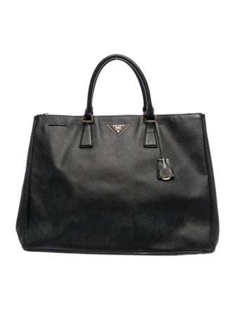 Prada Saffiano Lux Leather Galleria Double Zip