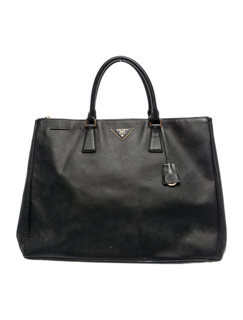 Prada Saffiano Lux Leather Galleria Double Zip