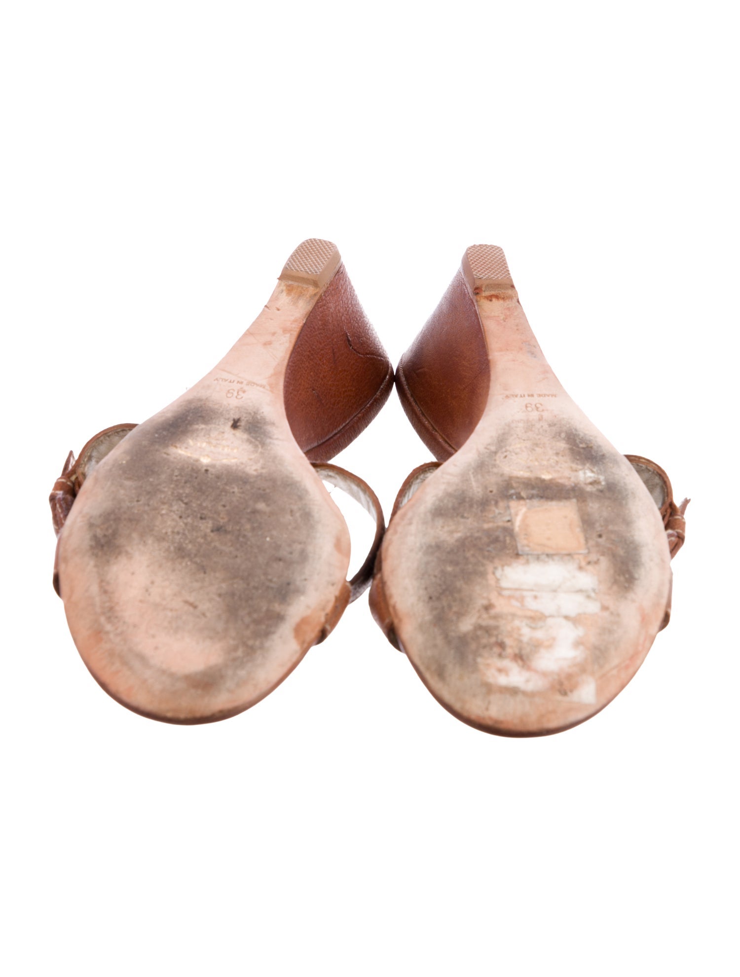 Prada Leather Slides