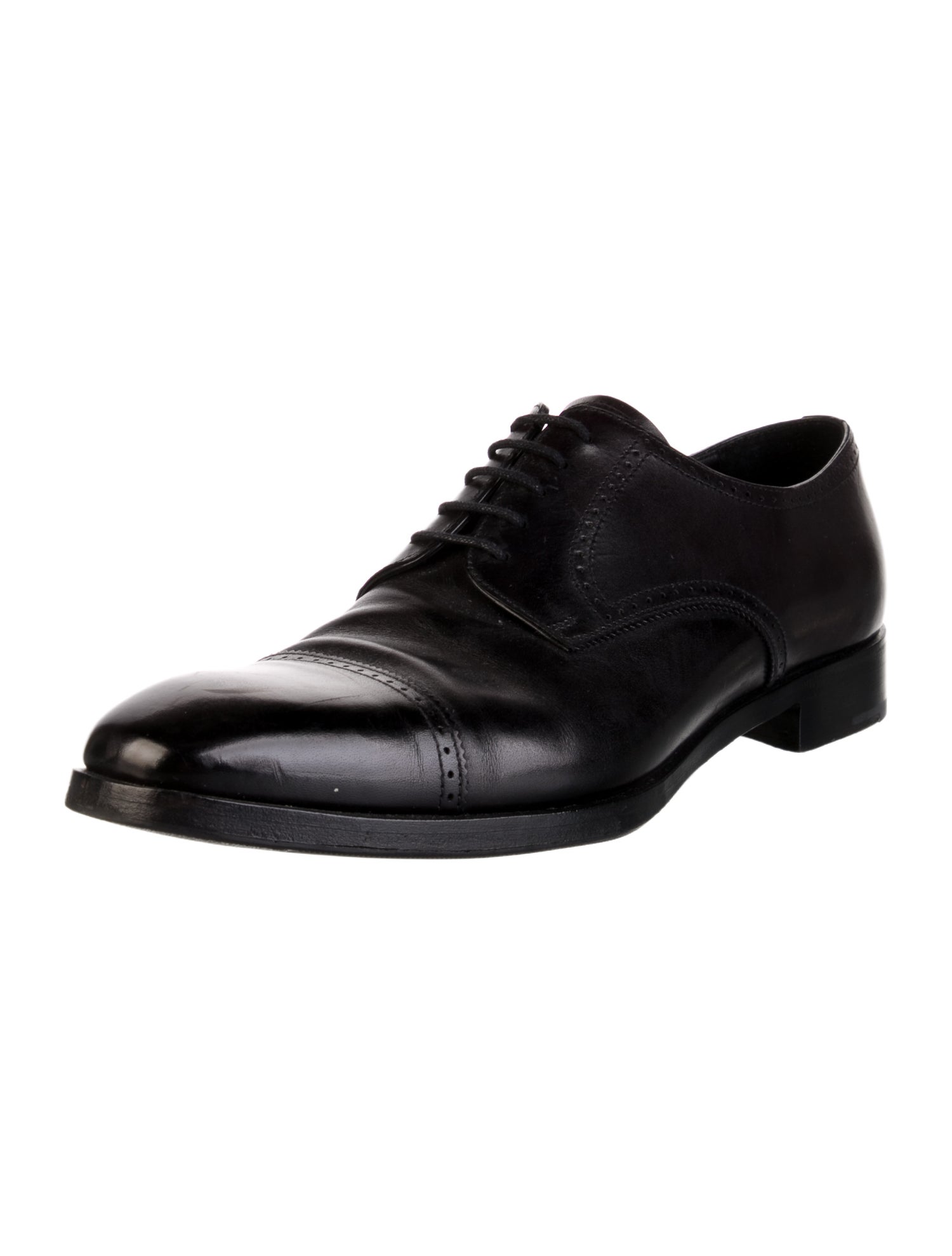 Prada Leather Oxfords