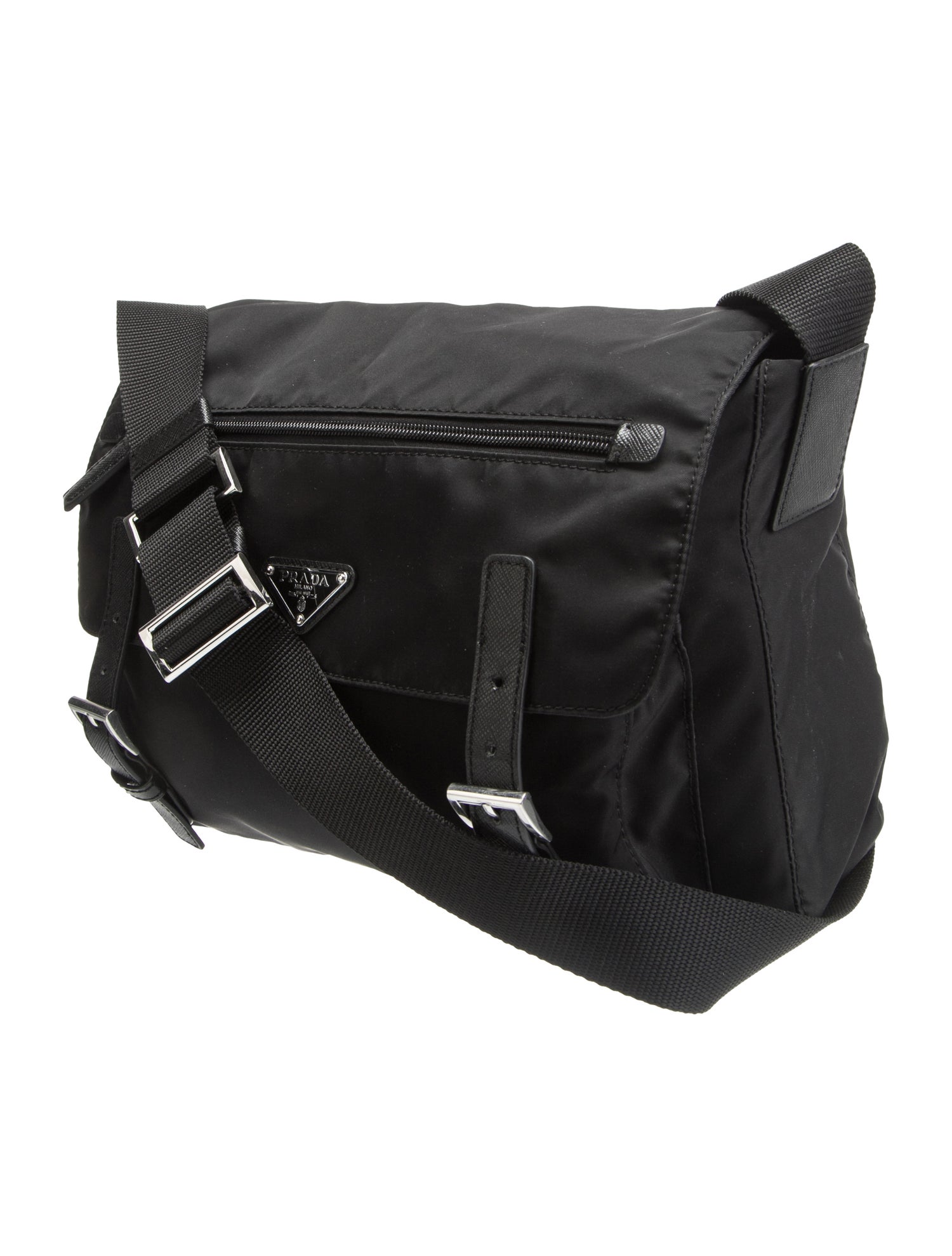 Prada Tessuto Nylon Messenger Bag