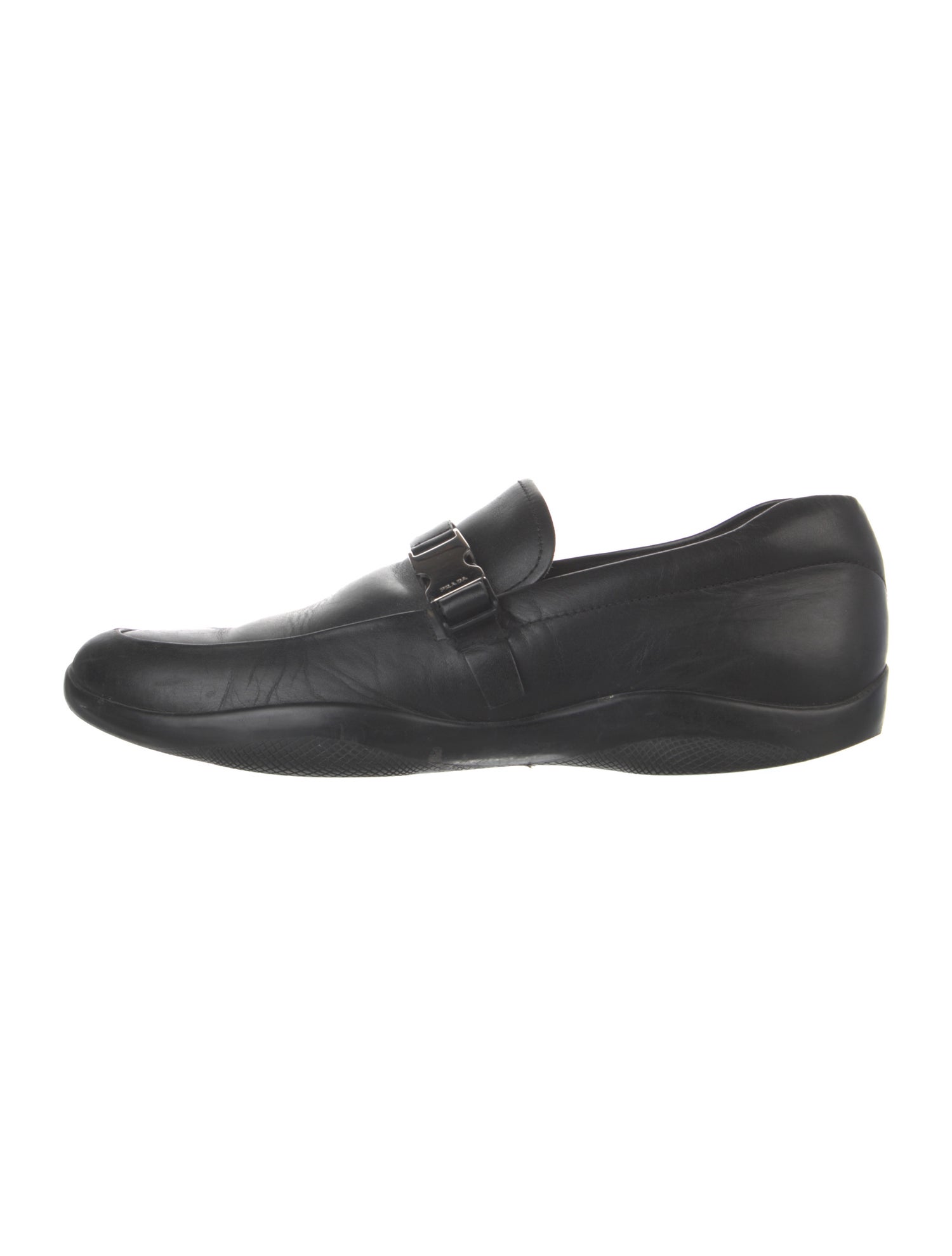 Prada Leather Monk Straps
