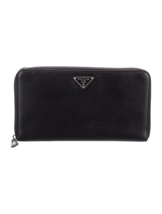 Prada Saffiano Lux Leather Continental Wallet