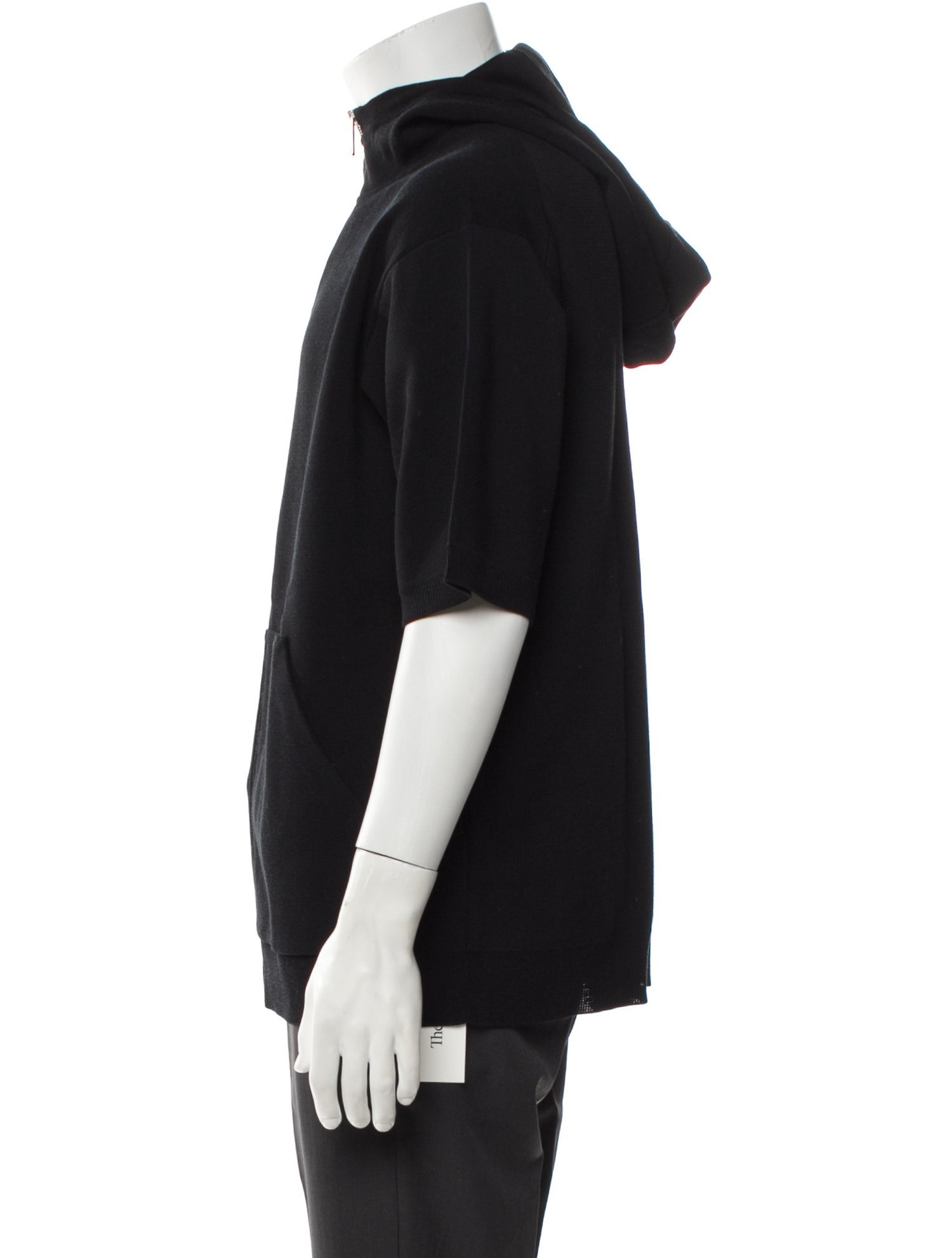 Prada 2024 Enameled Metal Triangle Sweatshirt