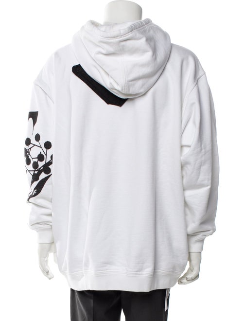 Prada 2021 Enameled Metal Triangle Hoodie