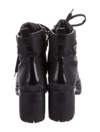 Prada Nylon Combat Boots