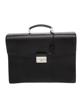 Prada Saffiano Cuir Leather Briefcase
