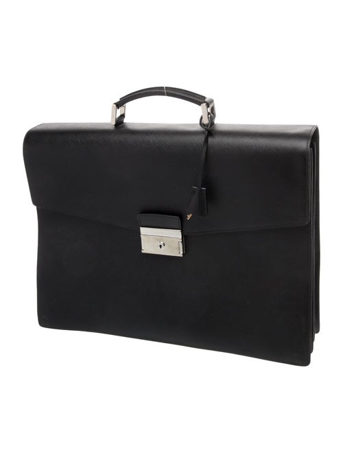 Prada Saffiano Cuir Leather Briefcase