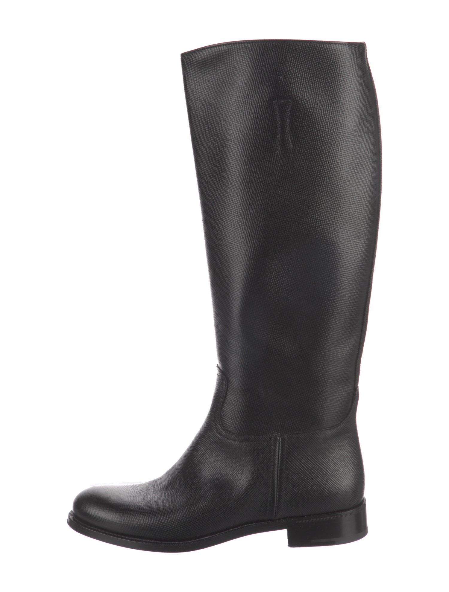 Prada Leather Riding Boots