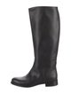Prada Leather Riding Boots