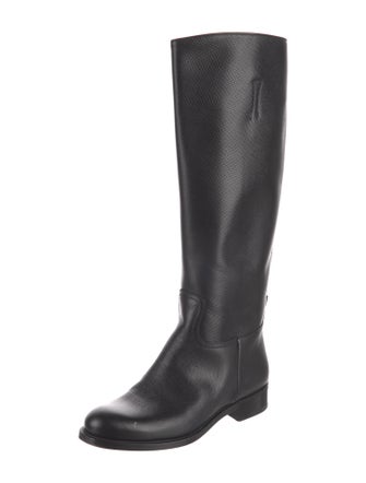 Prada Leather Riding Boots