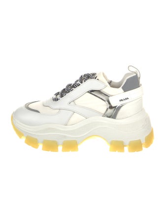 Prada Leather Chunky Sneakers